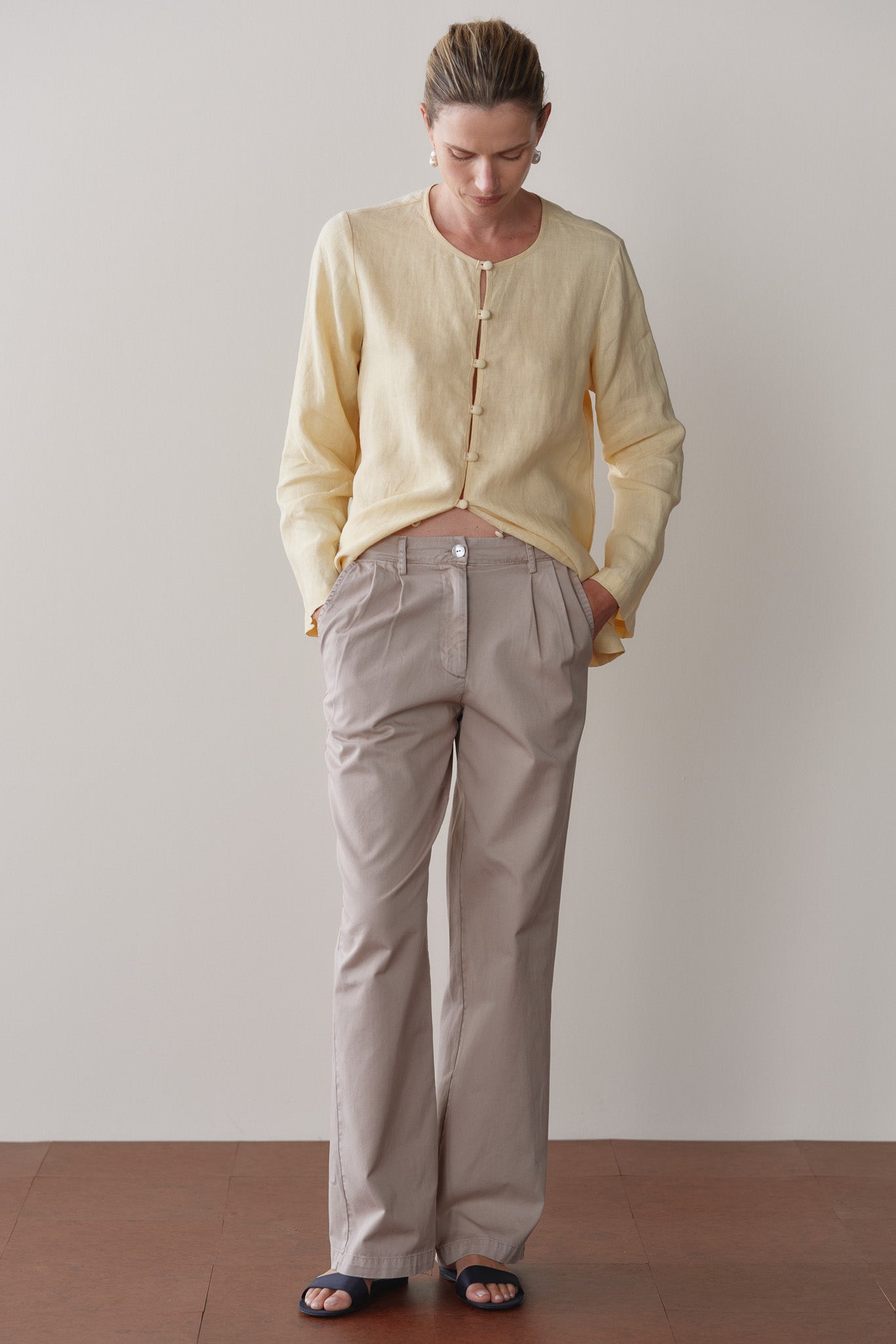 The Chino Pleated Trouser By Donni