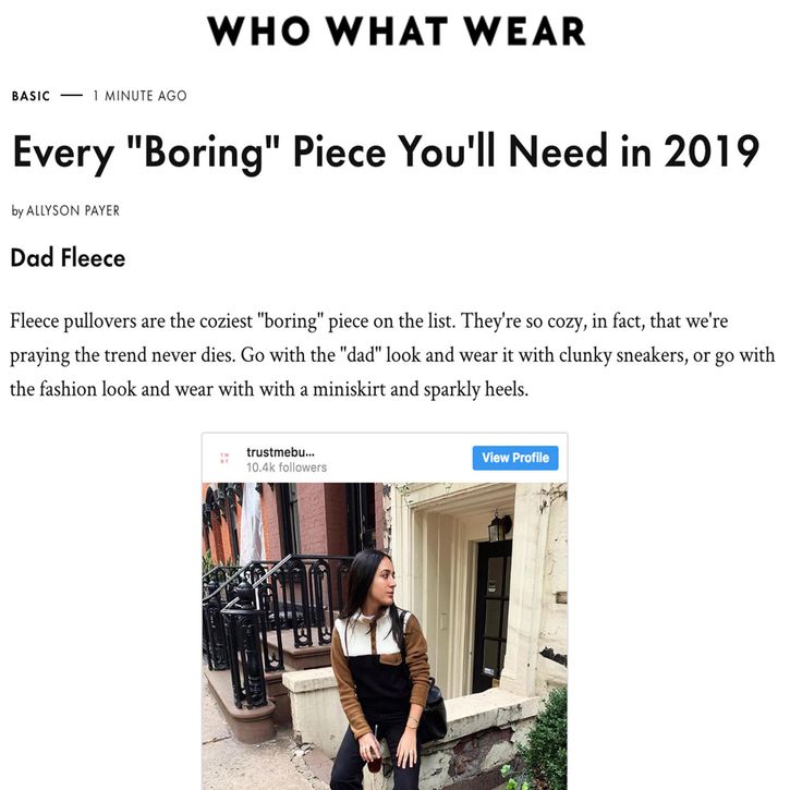 WHO WHAT WEAR