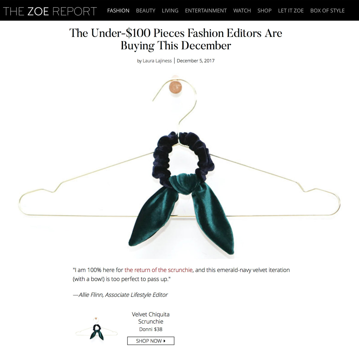 The Zoe Report