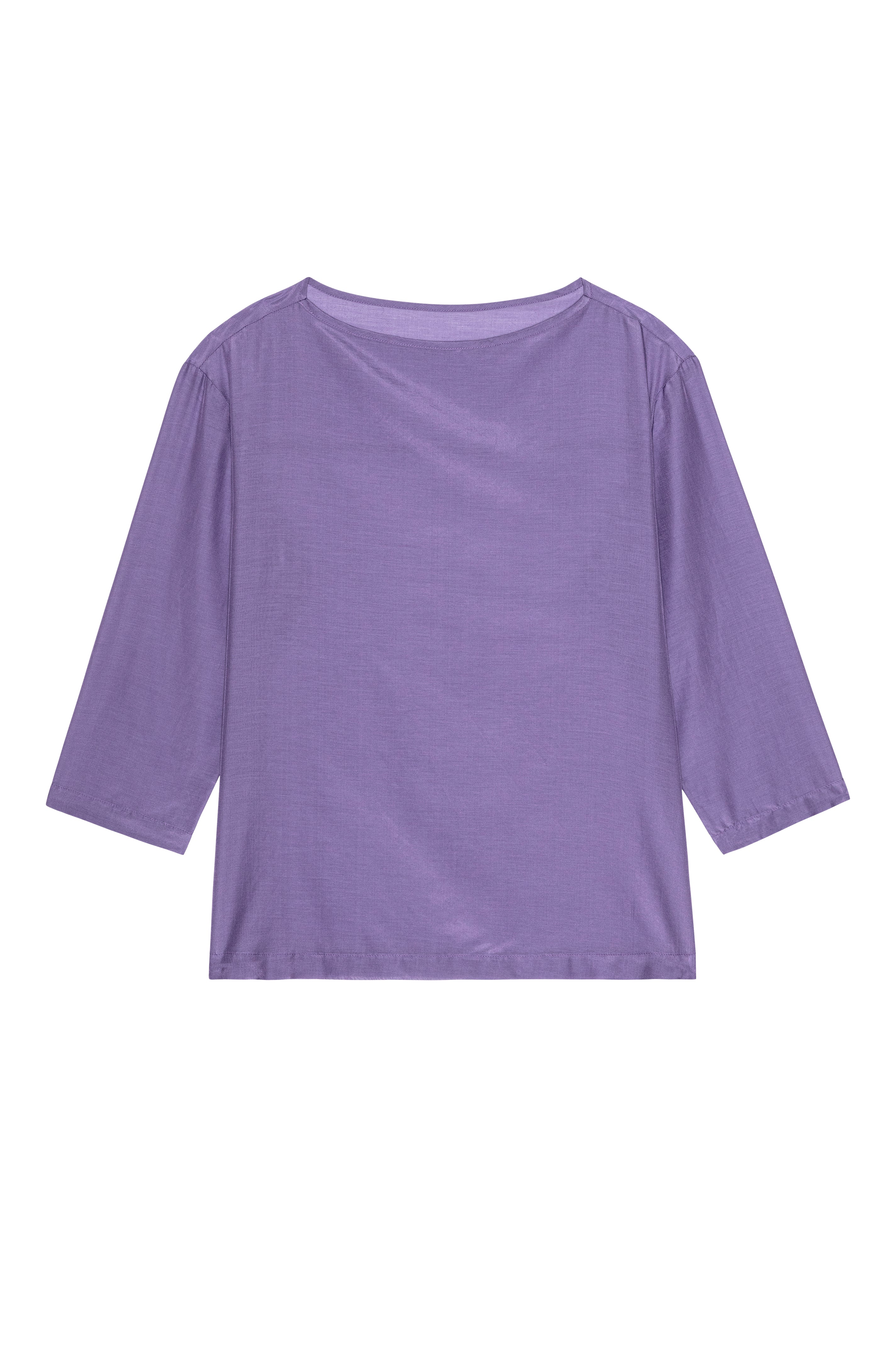 The Silk Cotton Sheer Boatneck