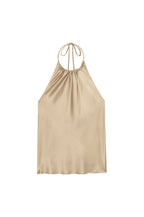 The Silk Halter Top