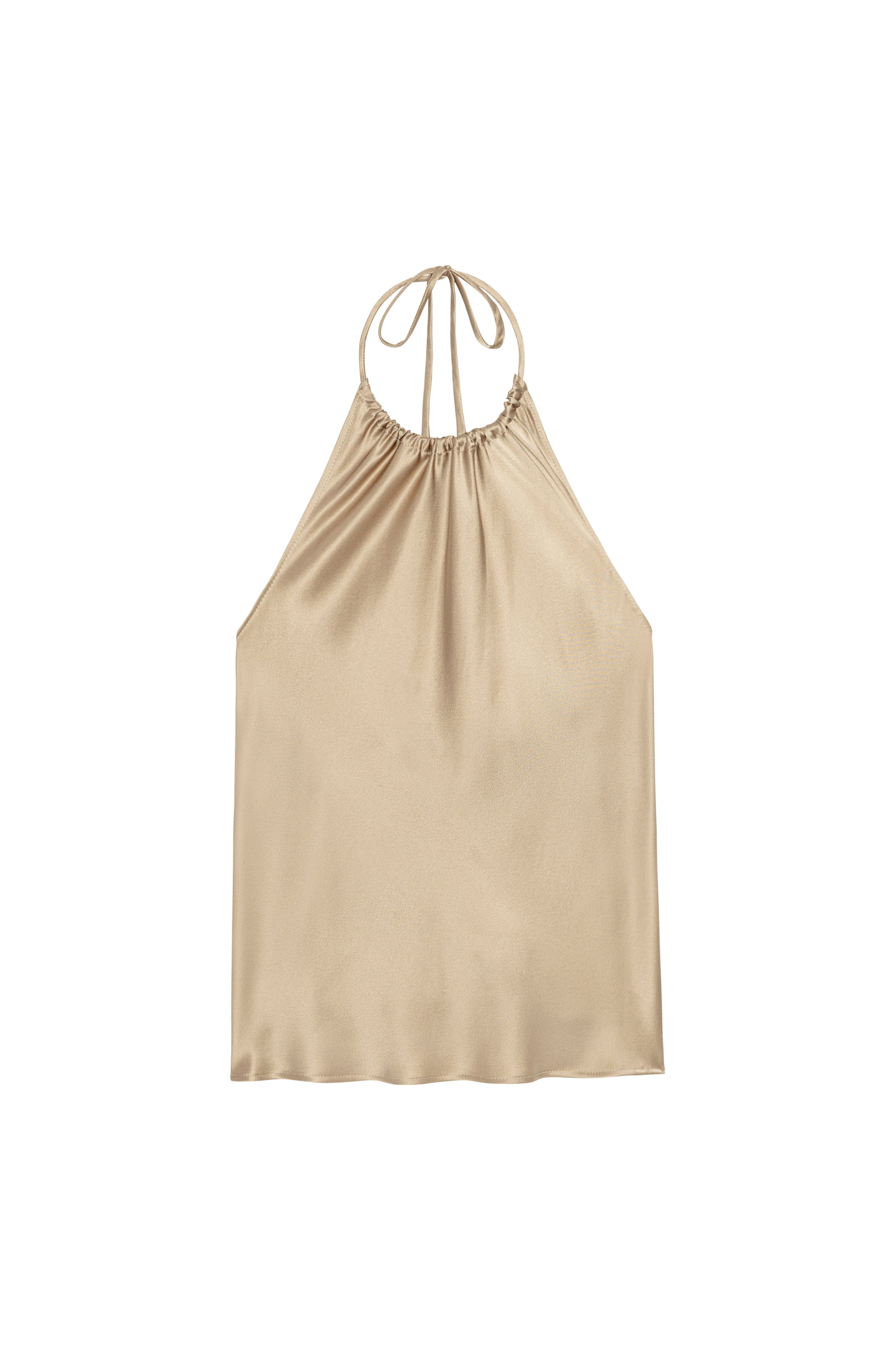 The Silk Halter Top