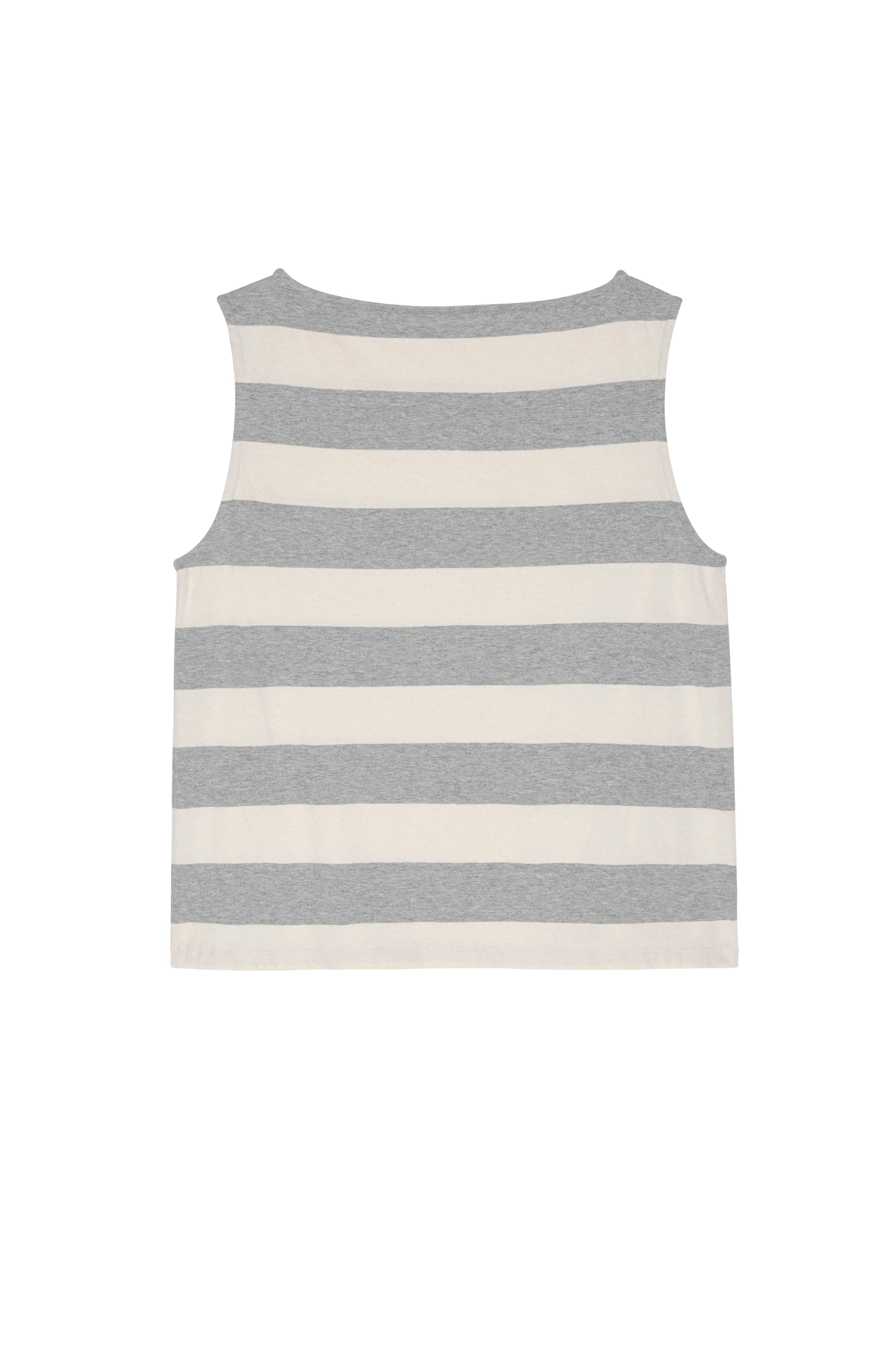 The Jersey Stripe Boatneck Tank