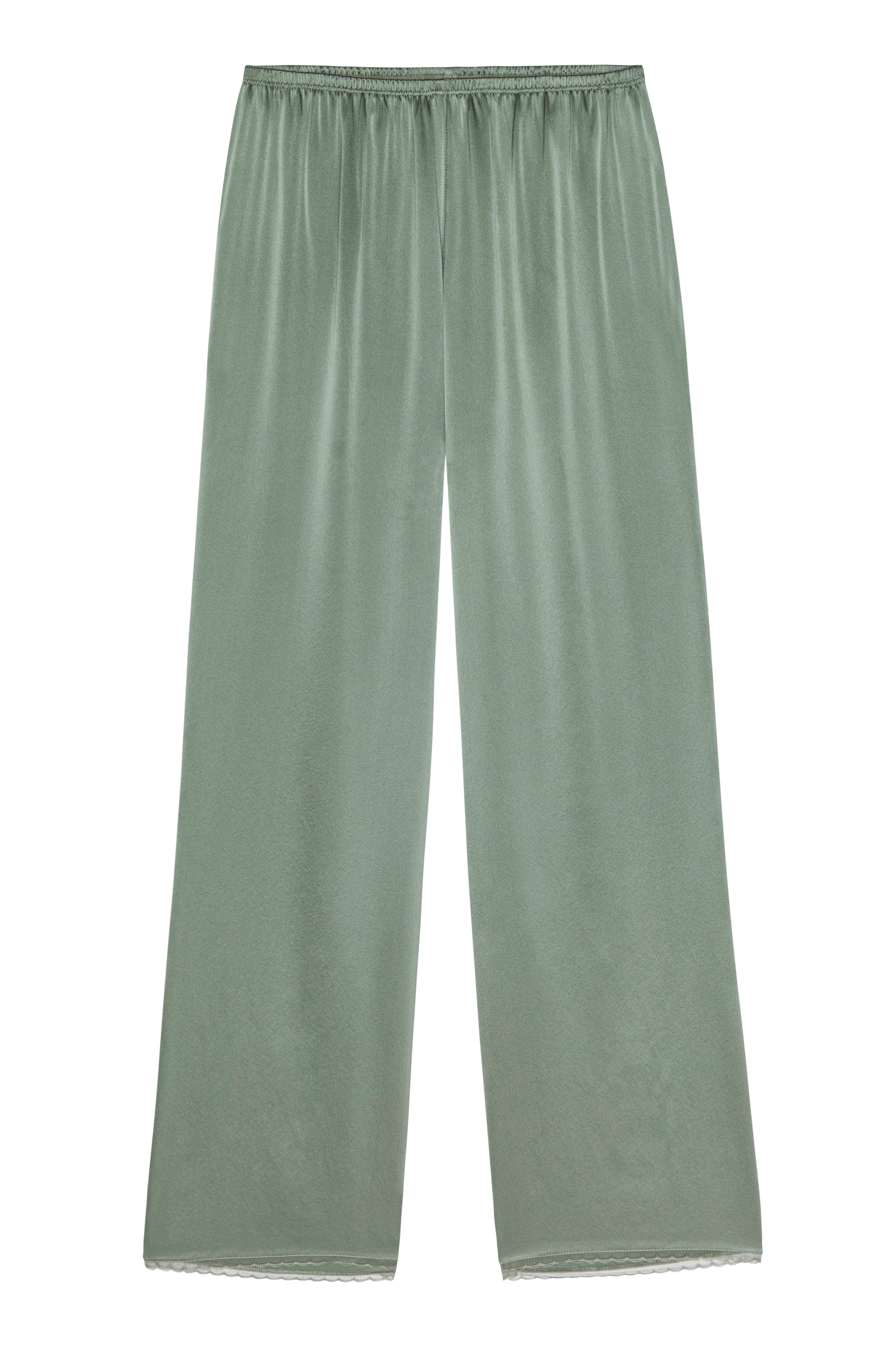 The Silk Lace Simple Pant