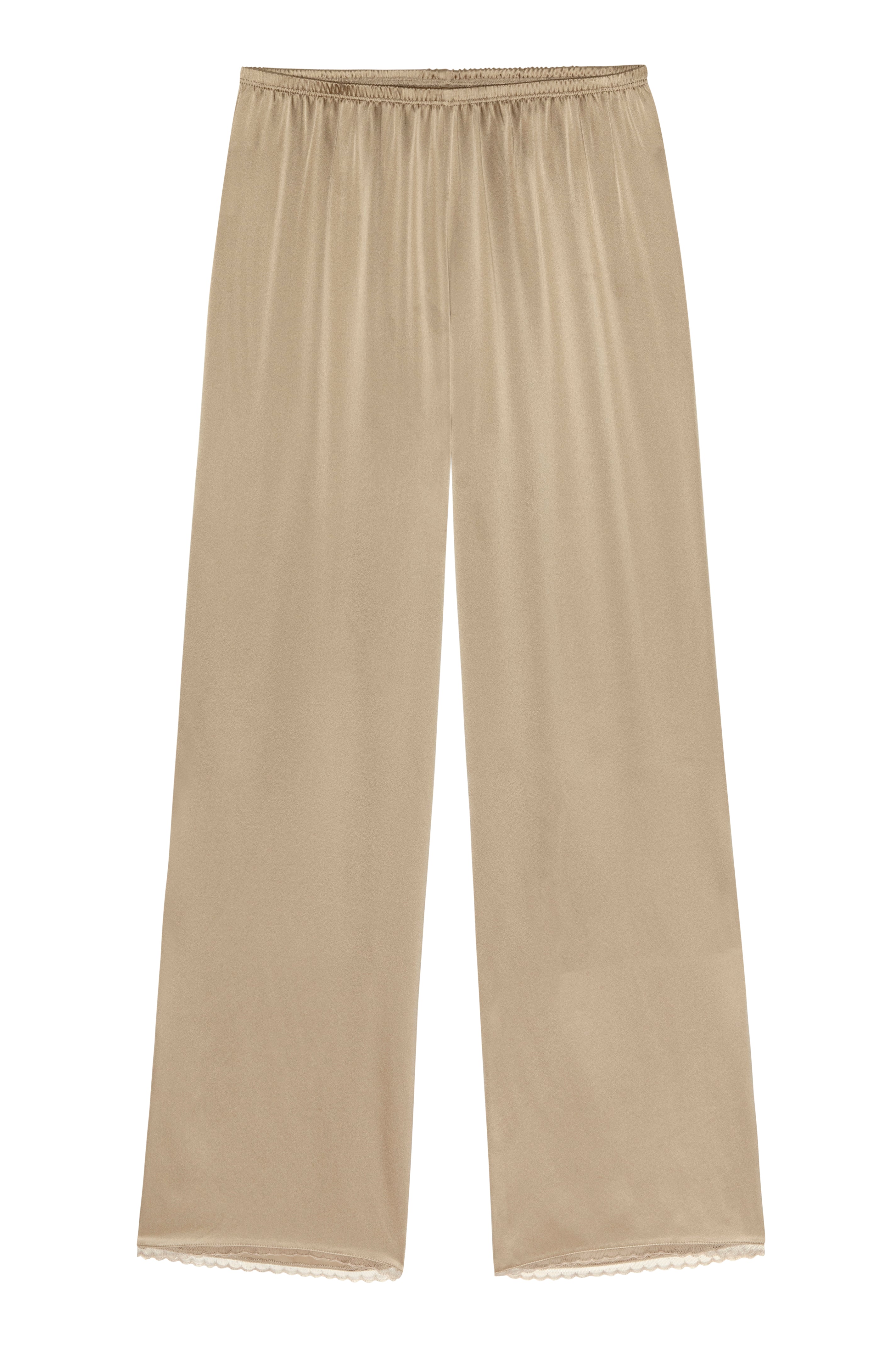 The Silk Lace Simple Pant