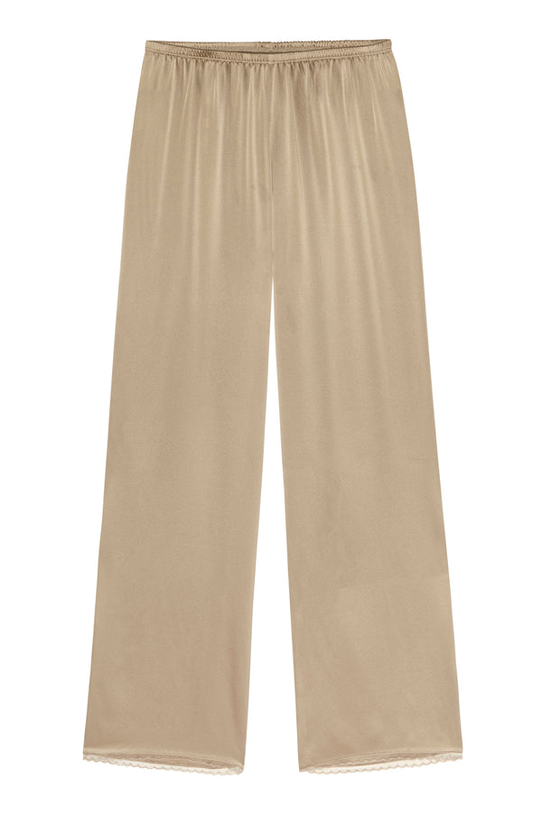The Silk Lace Simple Pant