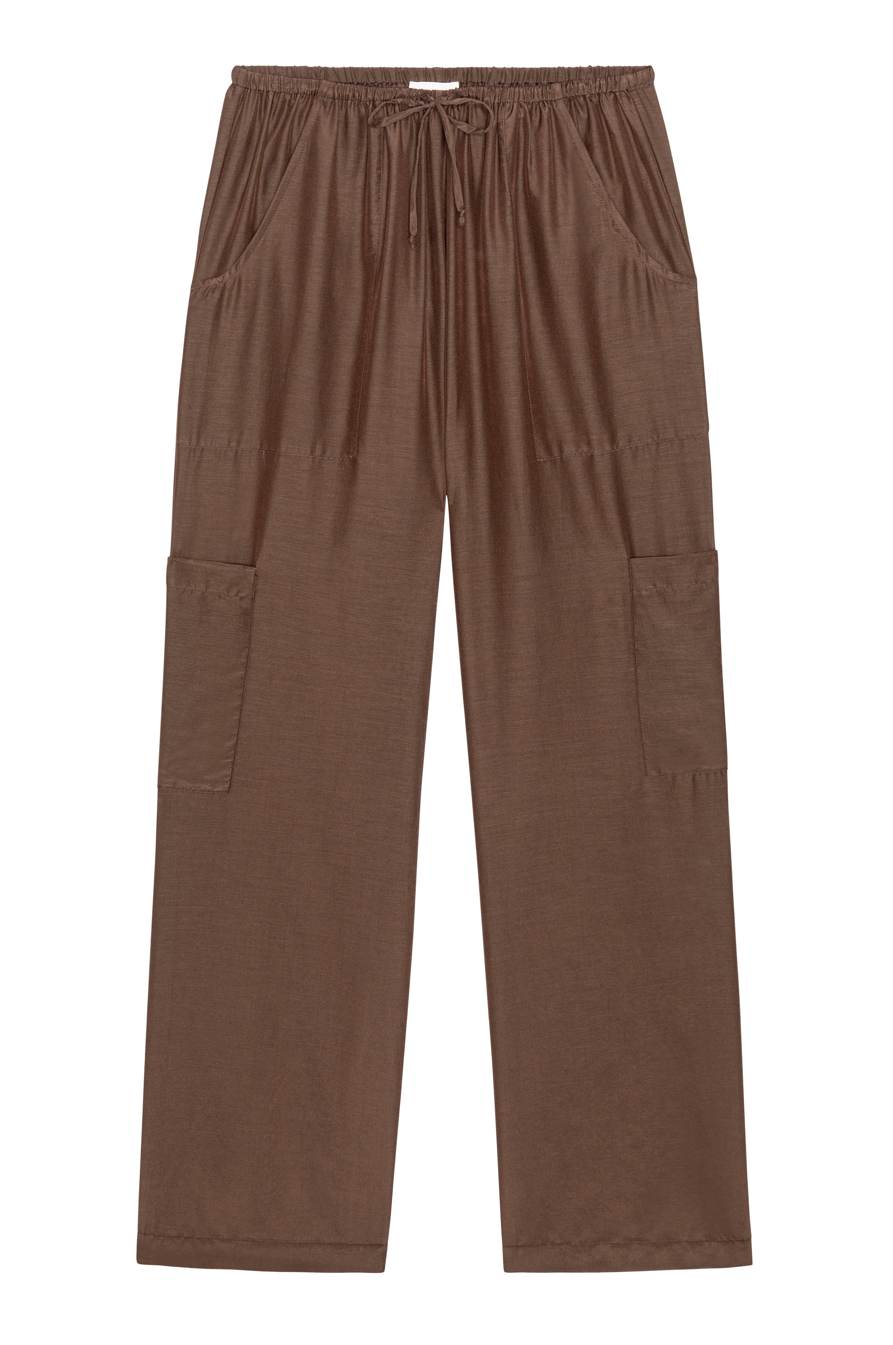 The Silk Cotton Sheer Cargo Pant