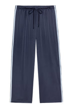 The Silk Stripe Crop Pant