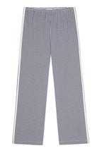 The Cotton Gingham Stripe Crop Pant