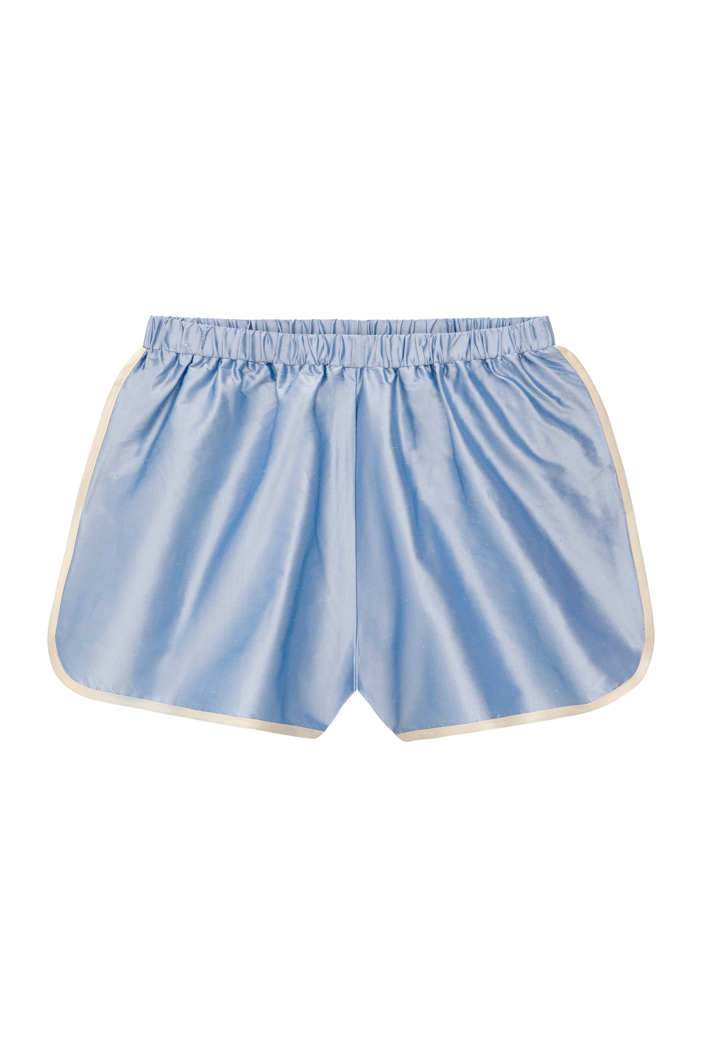 The Silk Taffeta Racer Stripe Short