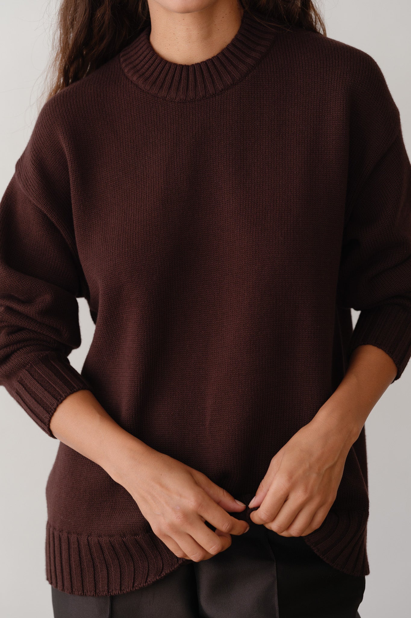 The Cotton Cashmere Crewneck Sweater