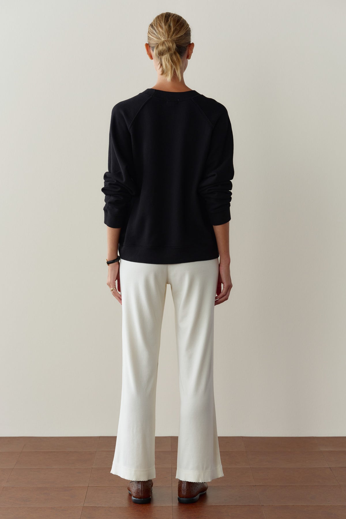 The Baby Rib Scallop Pant