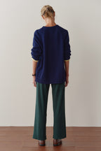 The Baby Rib Scallop Pant
