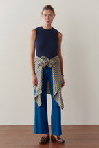 The Baby Rib Scallop Pant