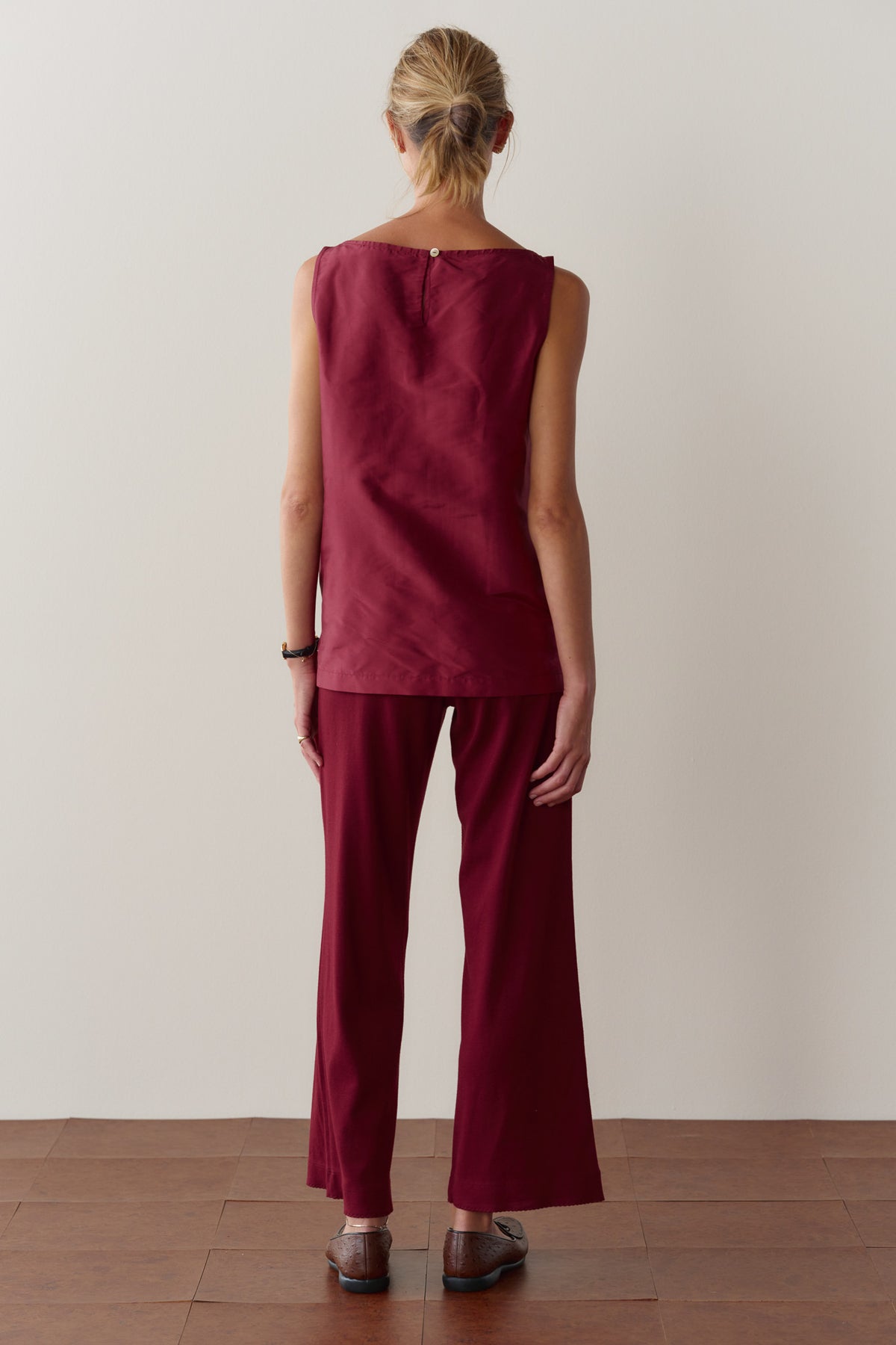 The Baby Rib Scallop Pant