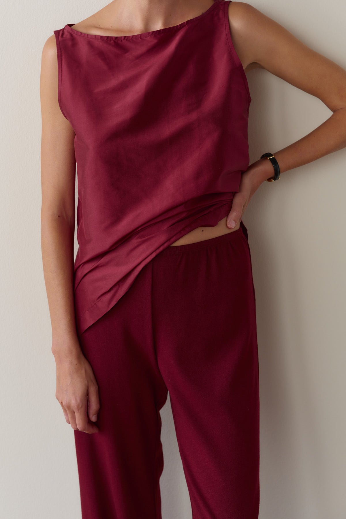 The Baby Rib Scallop Pant