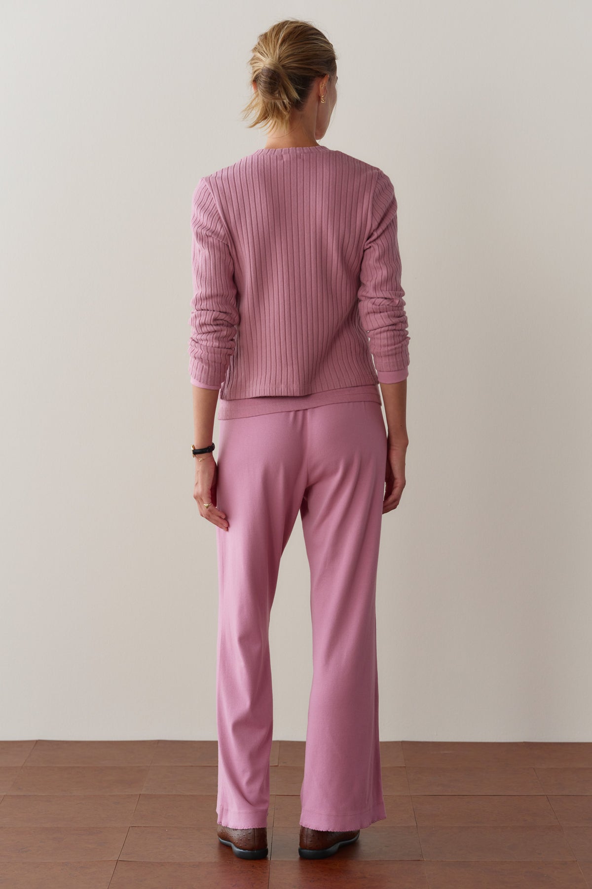 The Baby Rib Scallop Pant