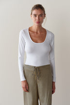 The Baby Rib Scoop Neck