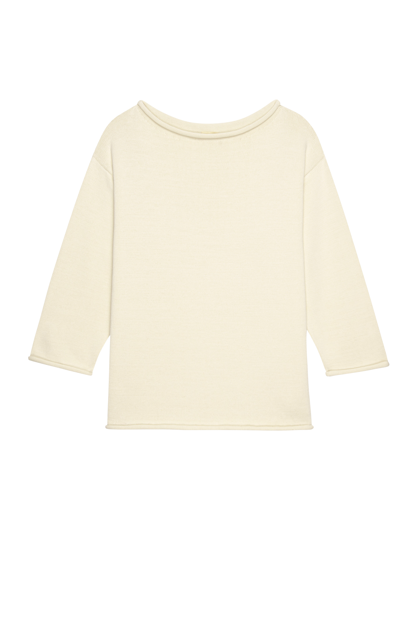 The Boat Neck Sweater Cream.