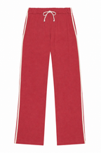 The Eco-Terry Stripe Crop Pant