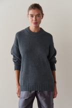 The Heavy Cotton Knit Crewneck Sweater