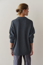 The Heavy Cotton Knit Crewneck Sweater
