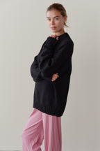 The Heavy Cotton Knit Crewneck Sweater