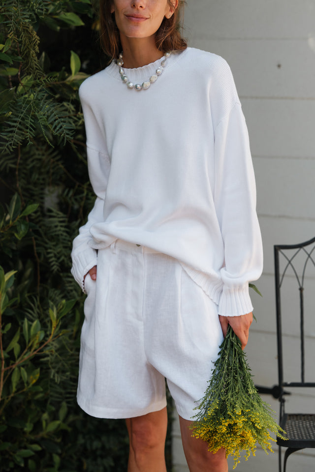 The Cotton Knit Crewneck