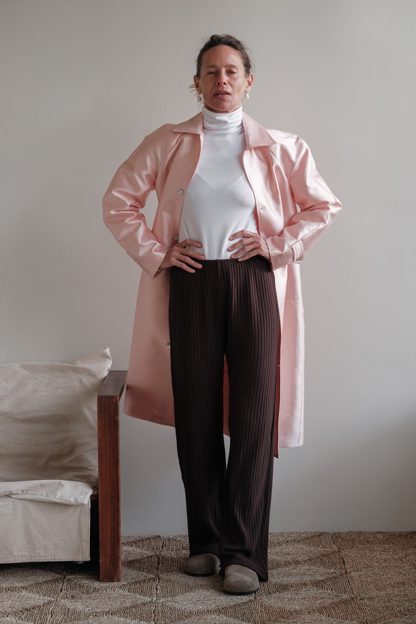 The Sweater Rib Simple Pant