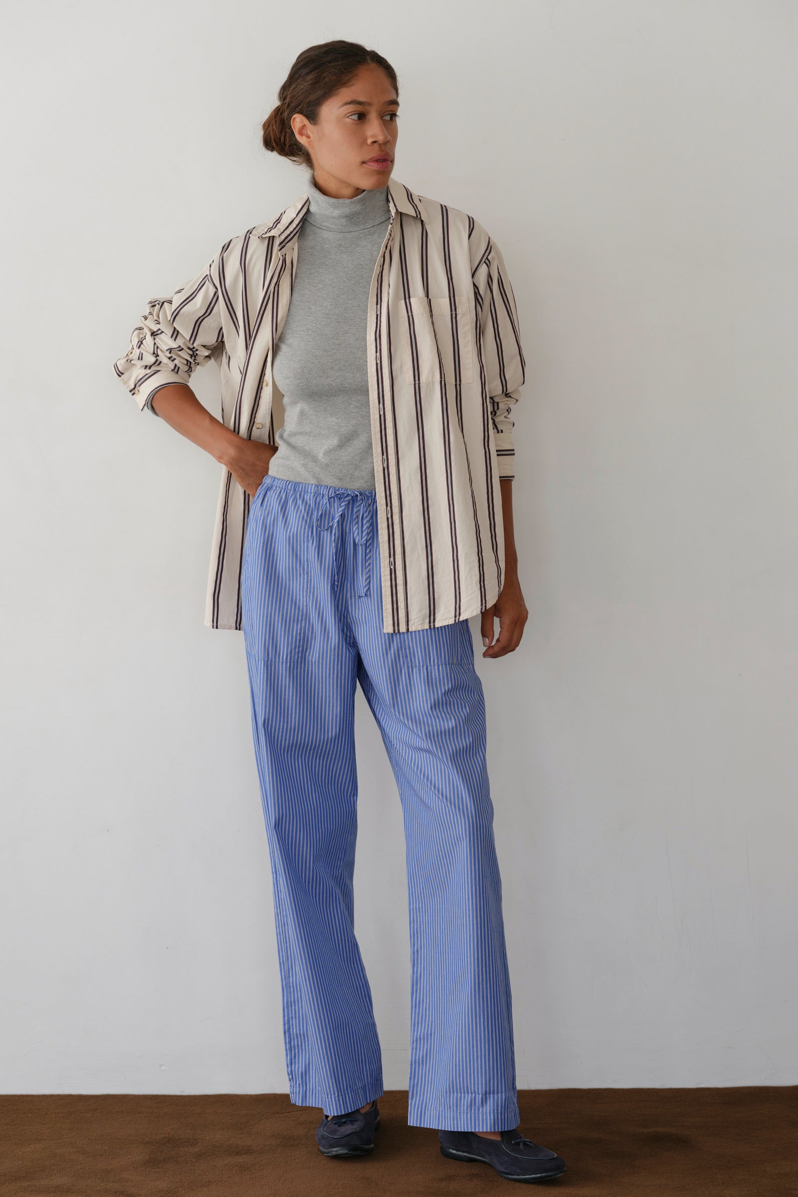 The Pop Stripe Drawstring Pant
