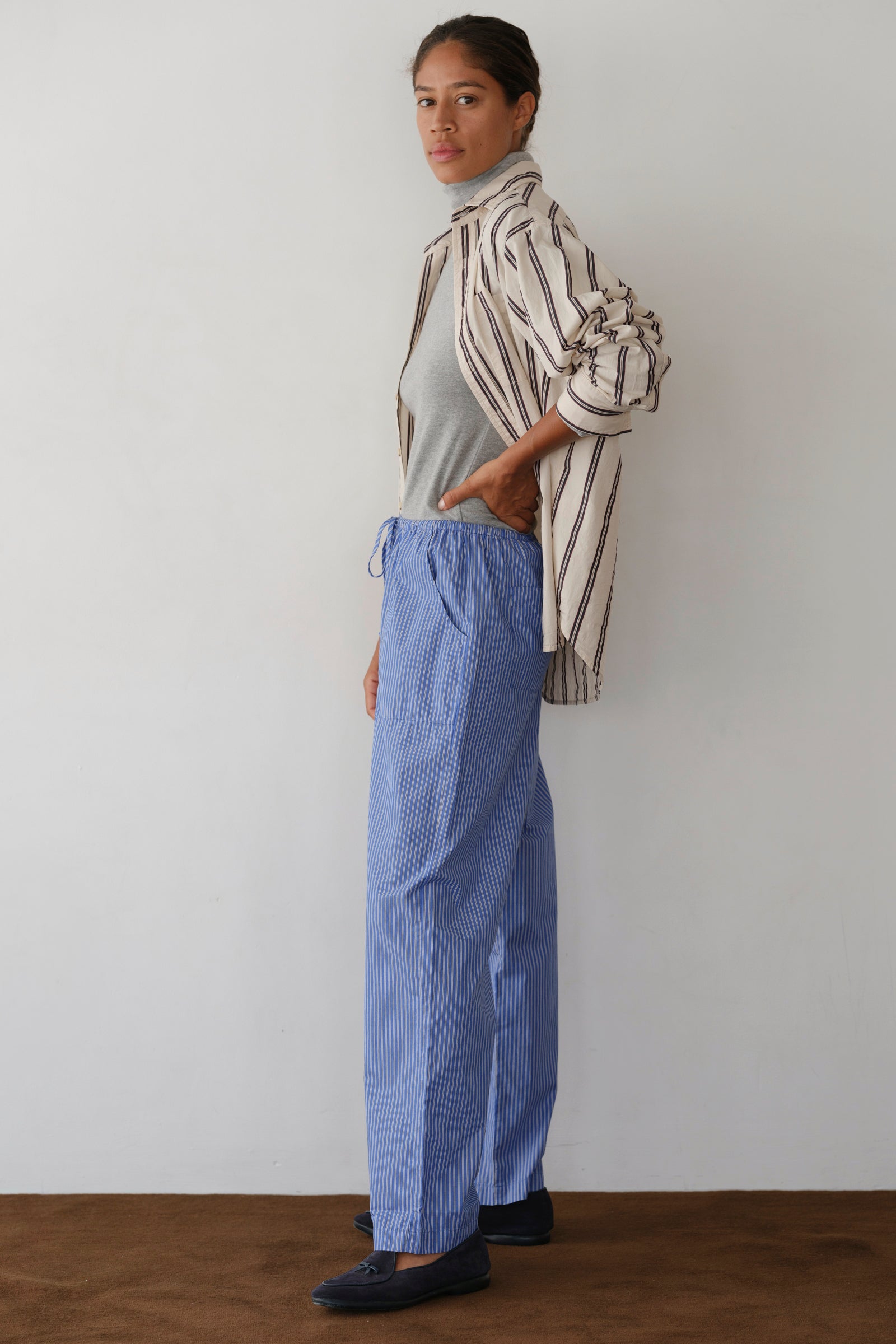 The Pop Stripe Drawstring Pant