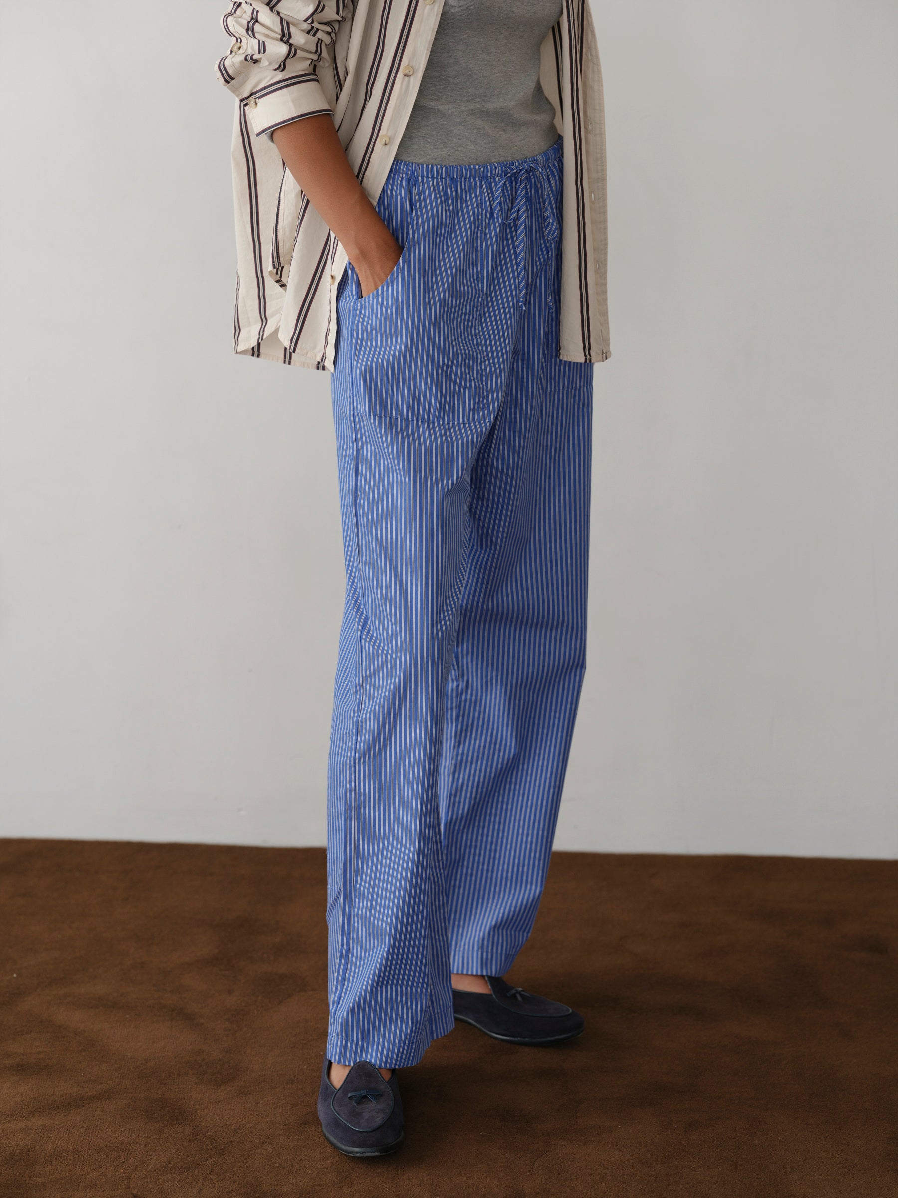 The Pop Stripe Drawstring Pant