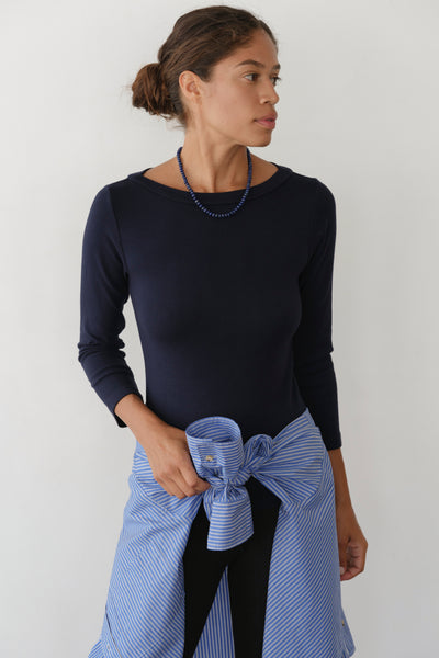 The Baby Rib Boat Neck