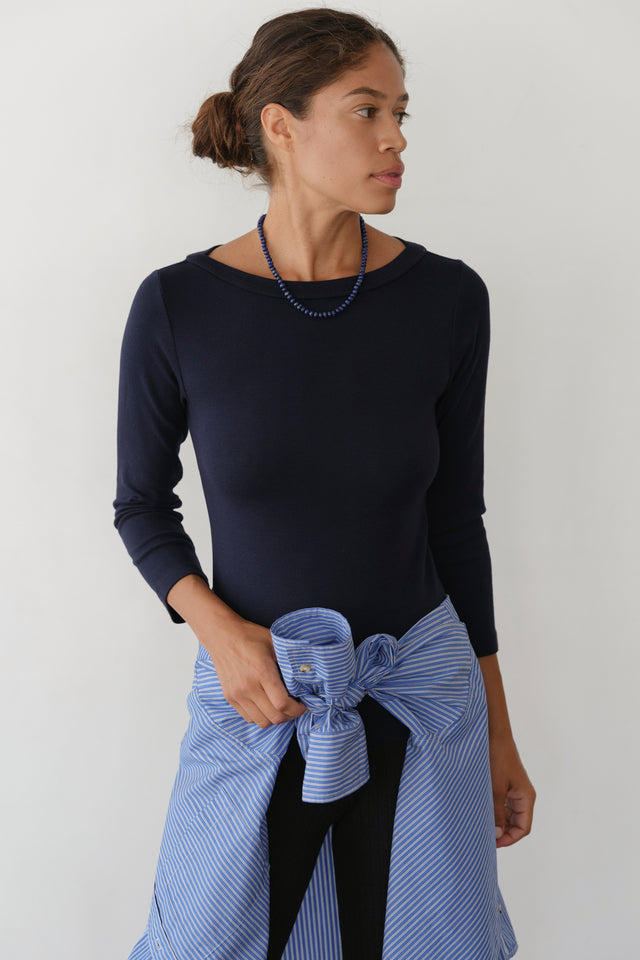 The Baby Rib Boat Neck