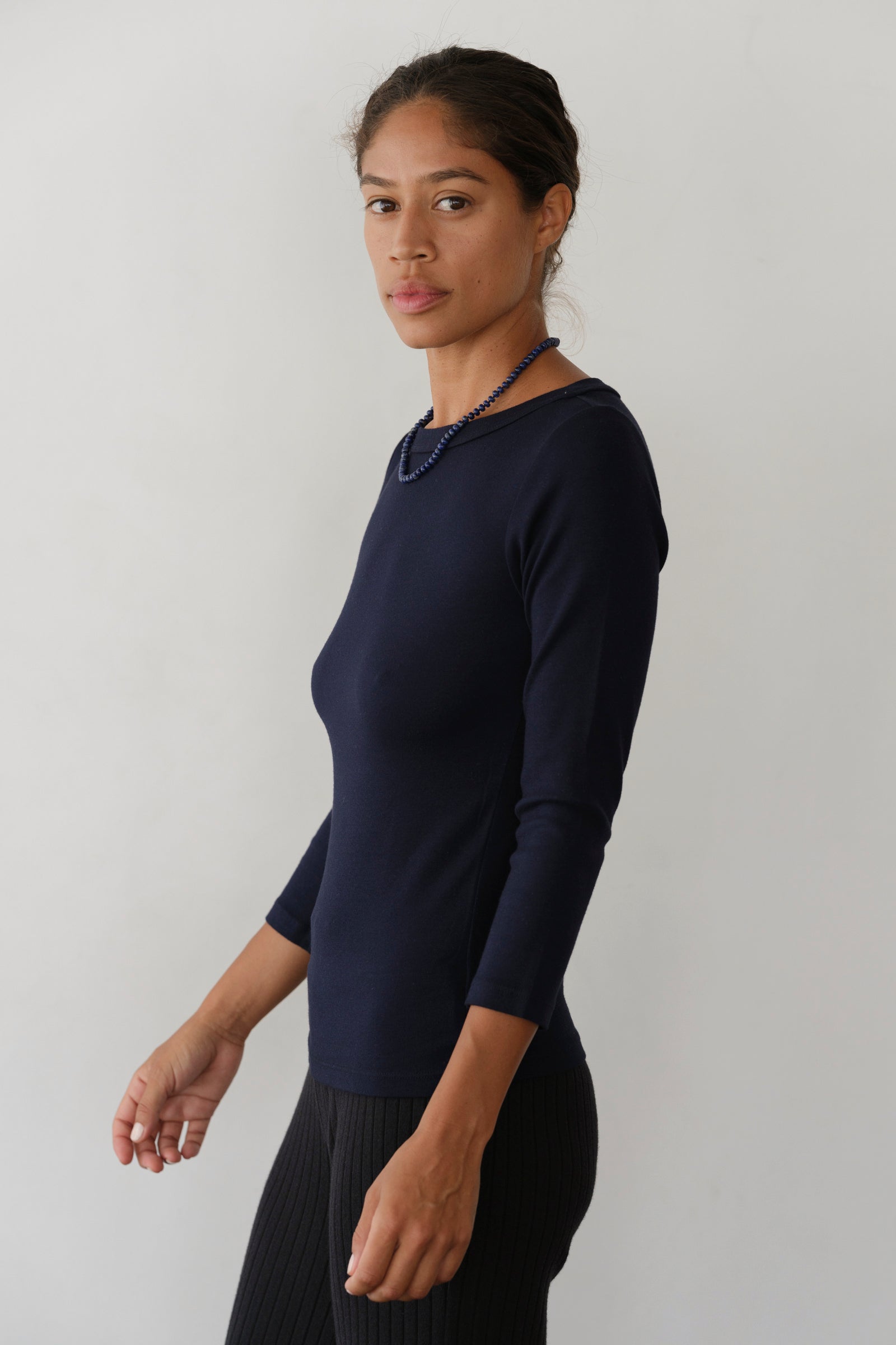 The Baby Rib Boat Neck