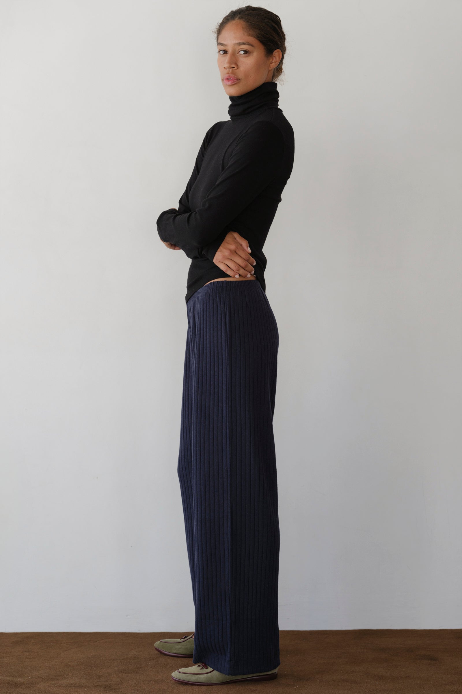 The Sweater Rib Simple Pant