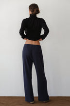 The Sweater Rib Simple Pant