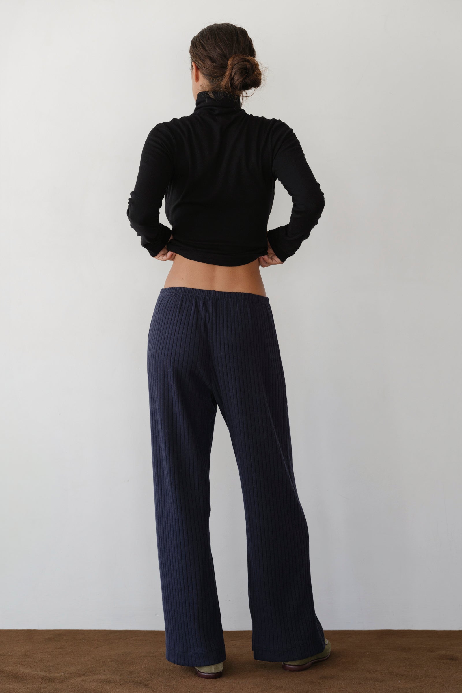 The Sweater Rib Simple Pant