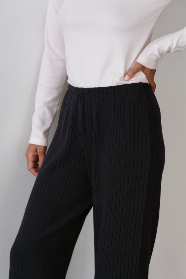 The Sweater Rib Simple Pant