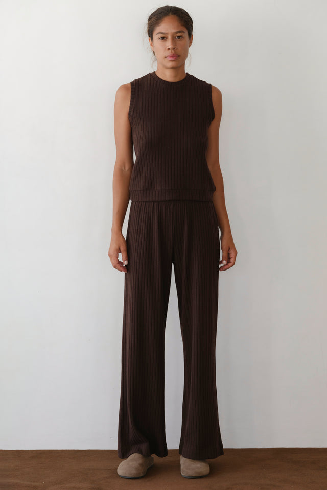 The Sweater Rib Simple Pant