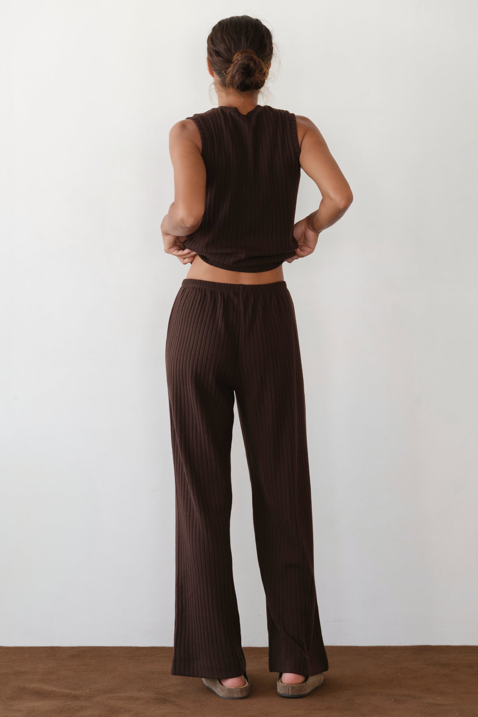 The Sweater Rib Simple Pant