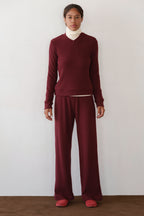 The Sweater Rib Simple Pant