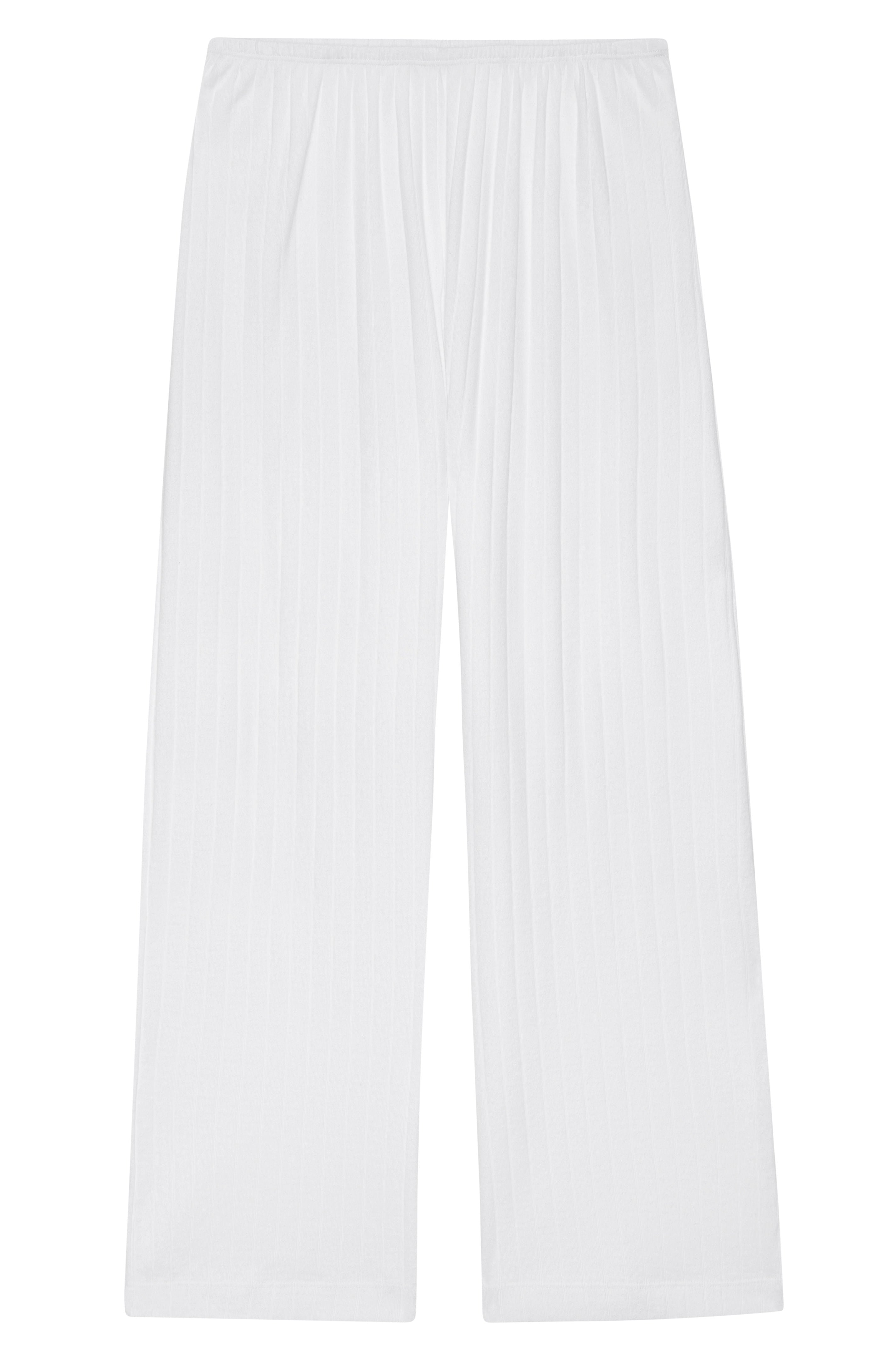 The Pointelle Simple Crop Pant