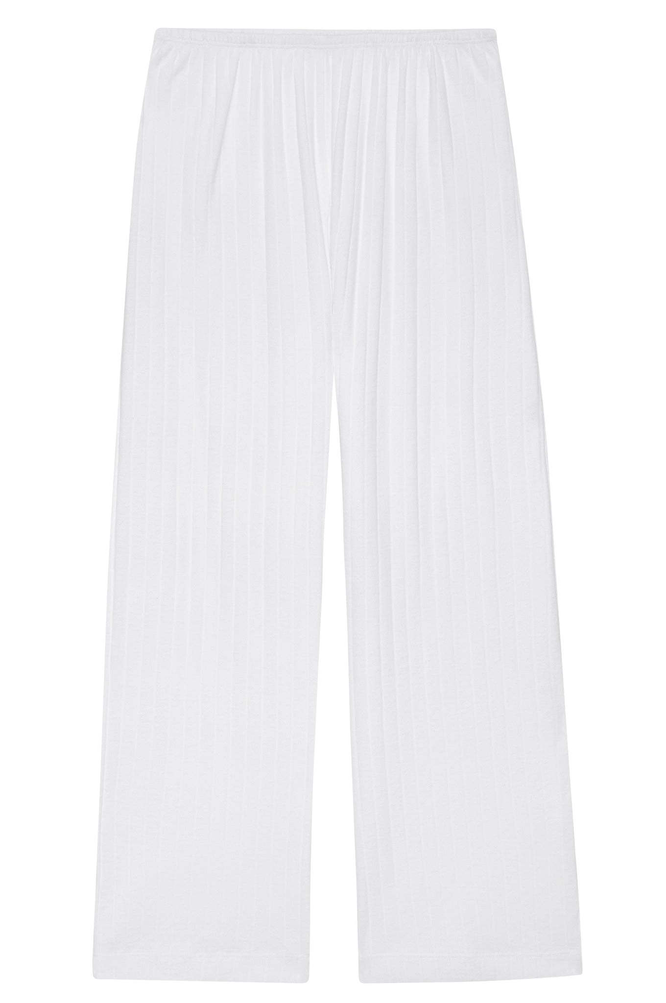 The Pointelle Simple Crop Pant