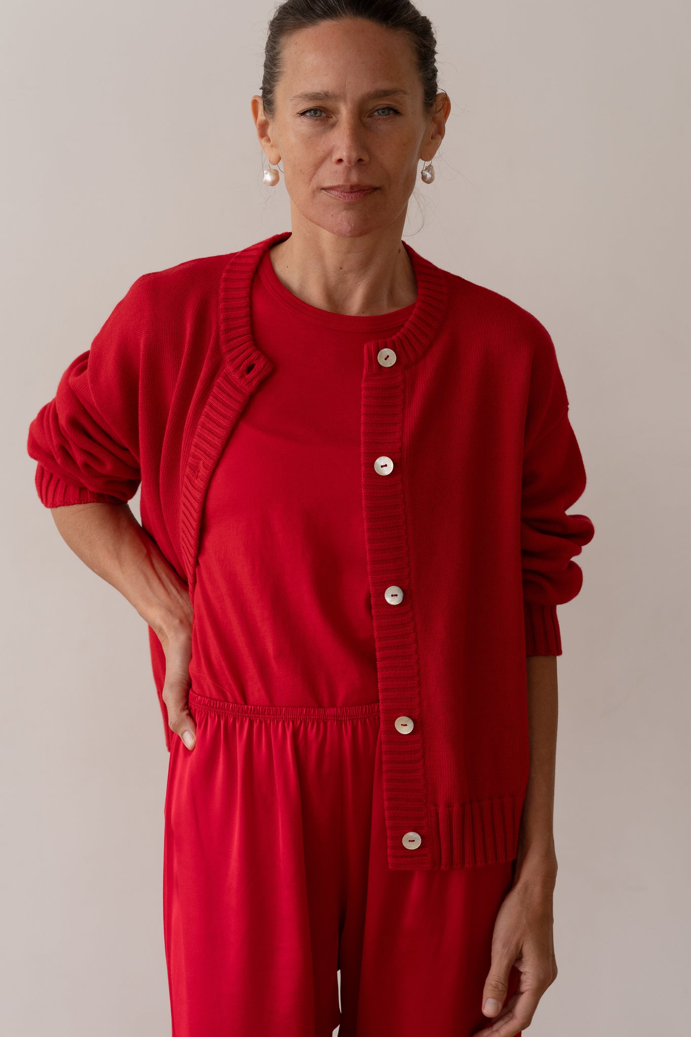 The Cotton Knit Cardigan