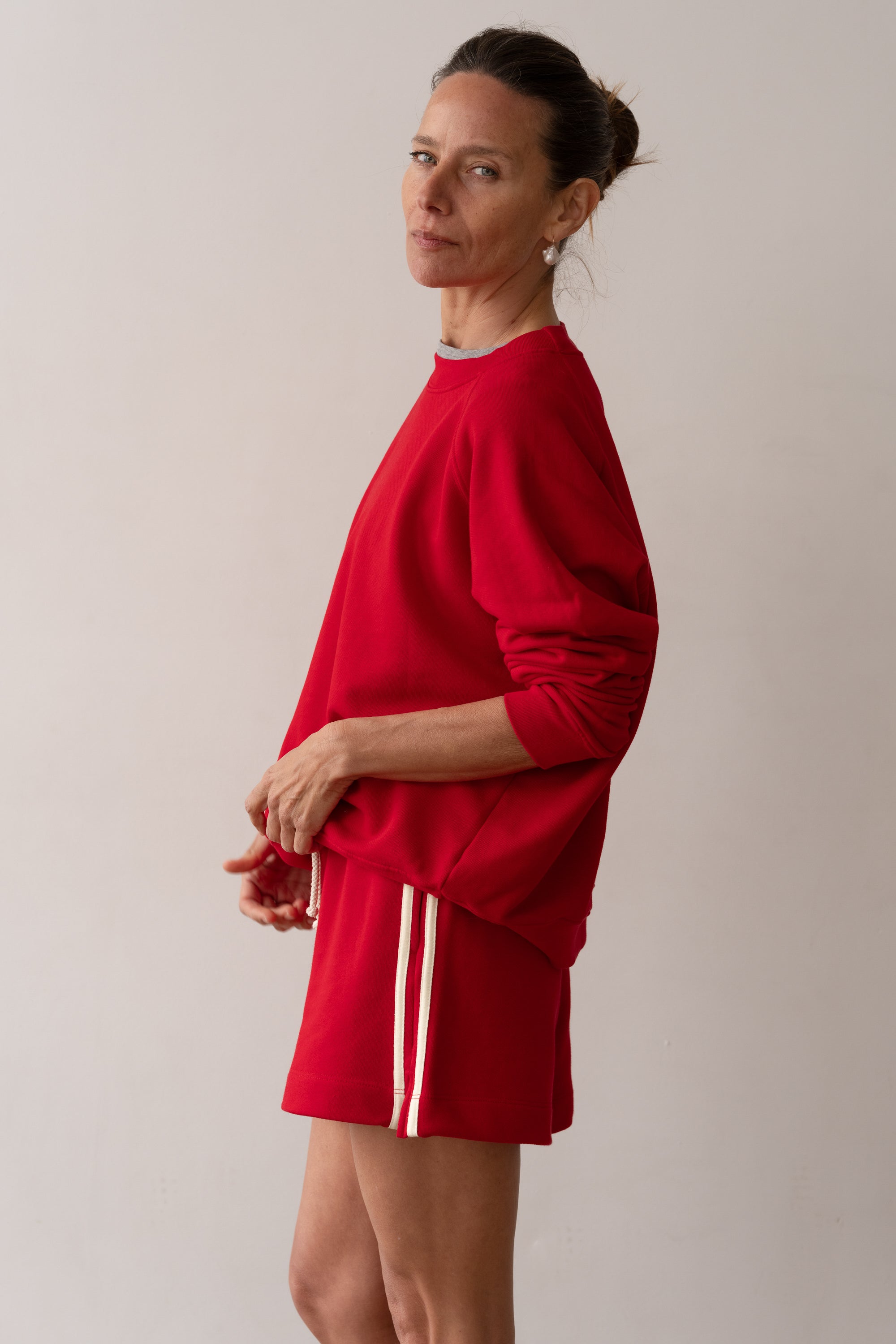 The Stripe Eco-Terry Short