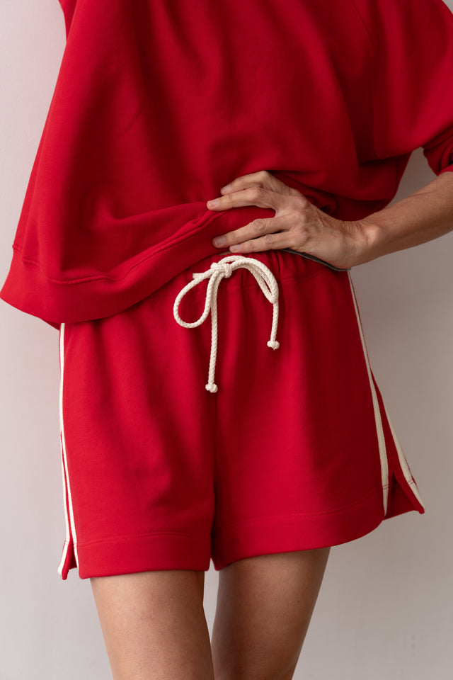 The Stripe Eco-Terry Short