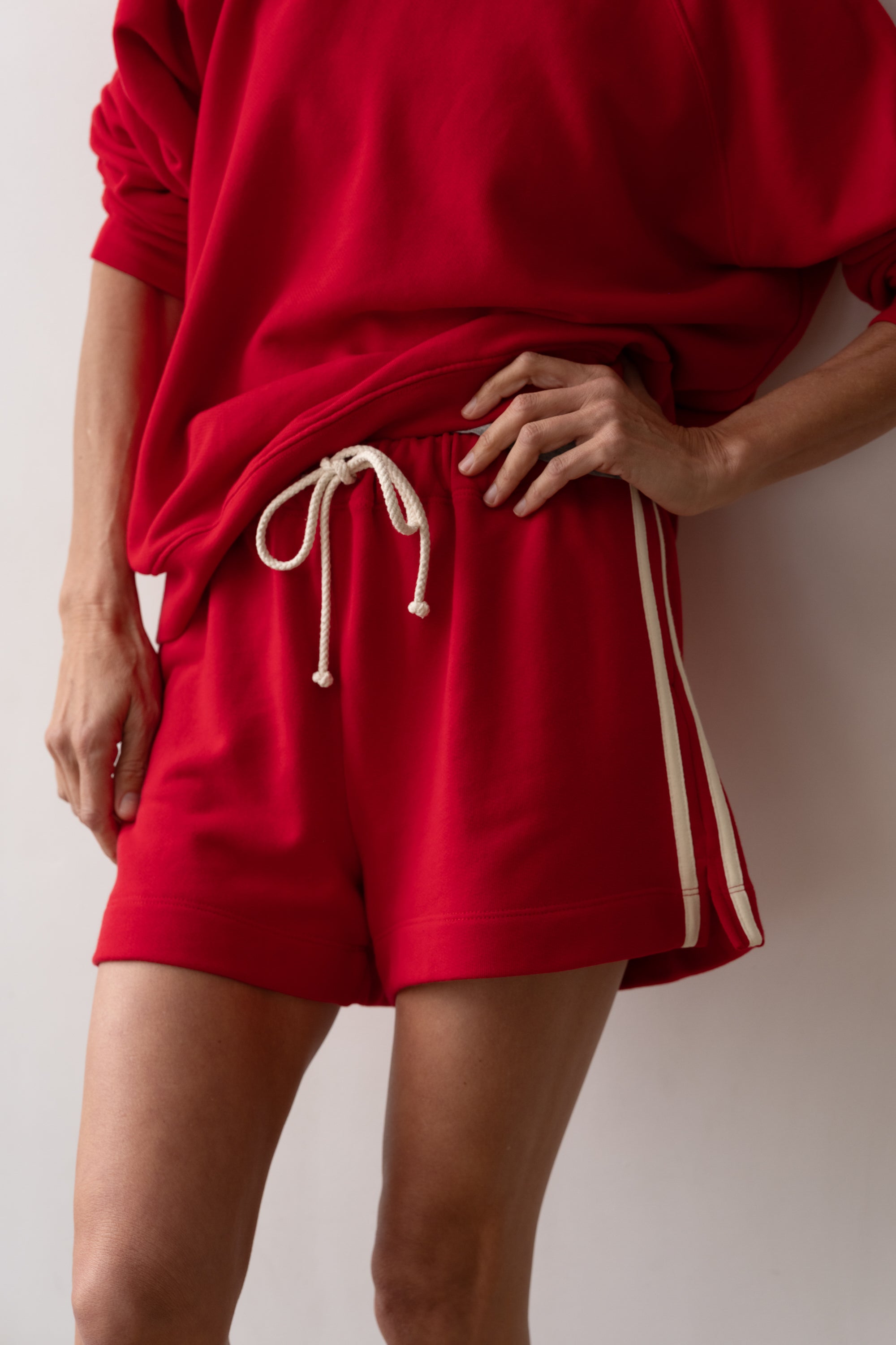 The Stripe Eco-Terry Short