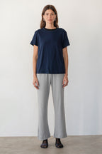 The Pointelle Simple Crop Pant