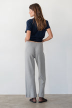 The Pointelle Simple Crop Pant